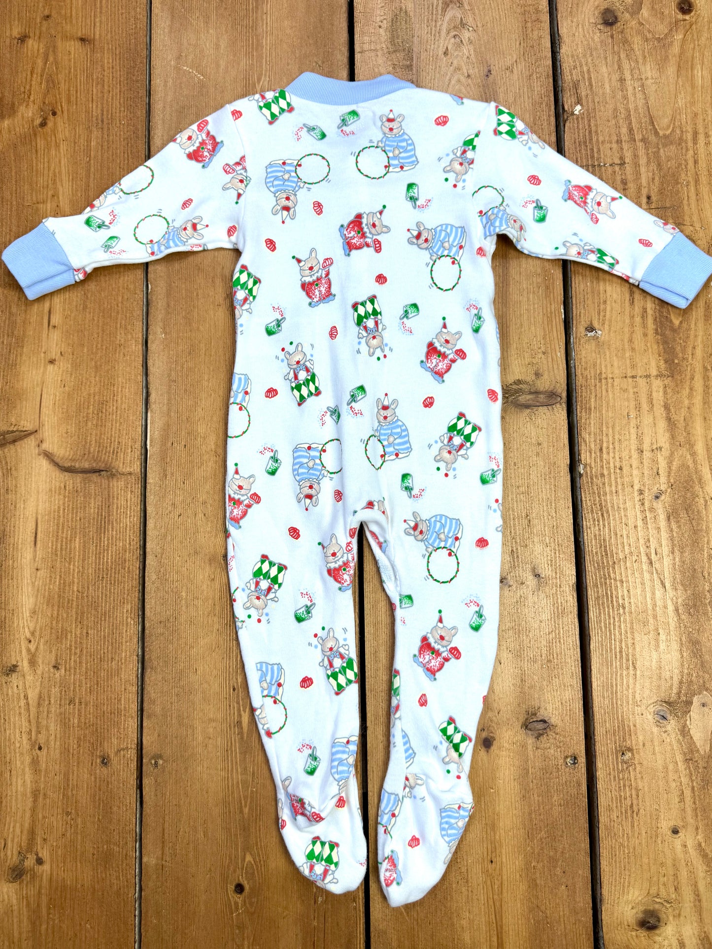 Vintage 90s Playskool Mouse Print Babygrow | 3–6 Months