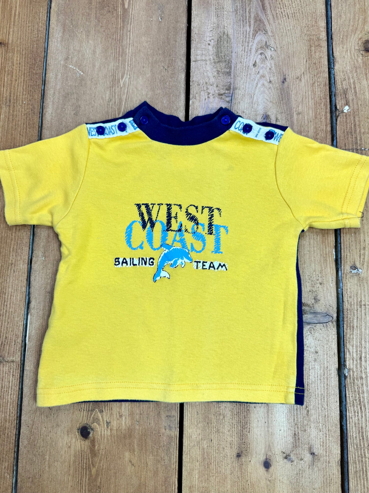 Vintage West Coast Sailing Tee | 12–18 Months