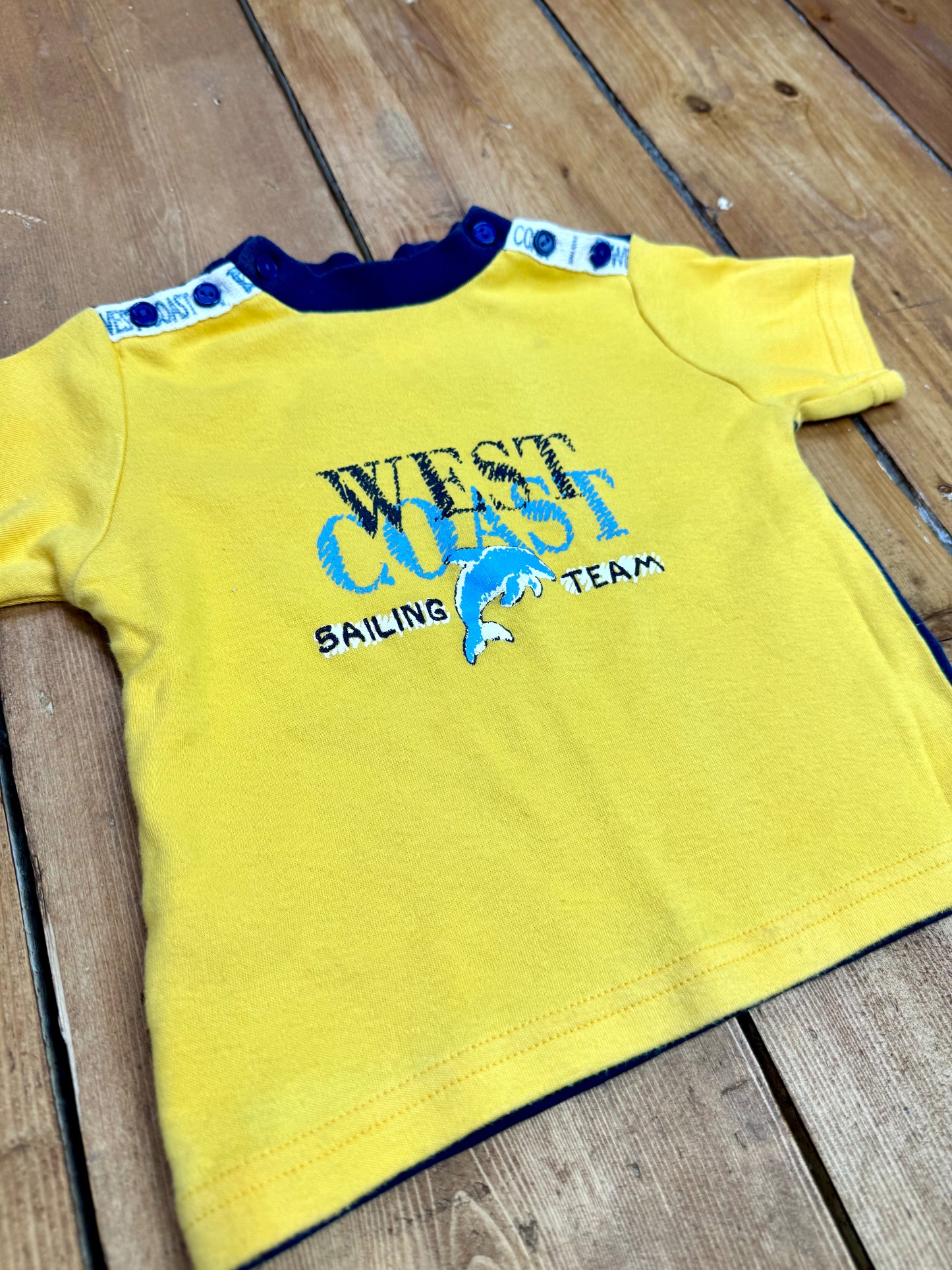 Vintage West Coast Sailing Tee | 12–18 Months