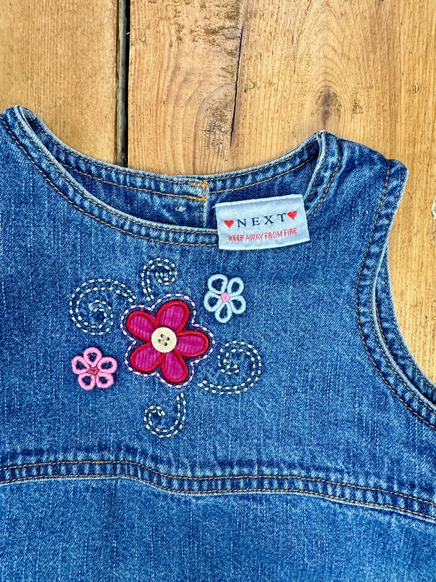Vintage Next Denim Dress | 12-18 Months