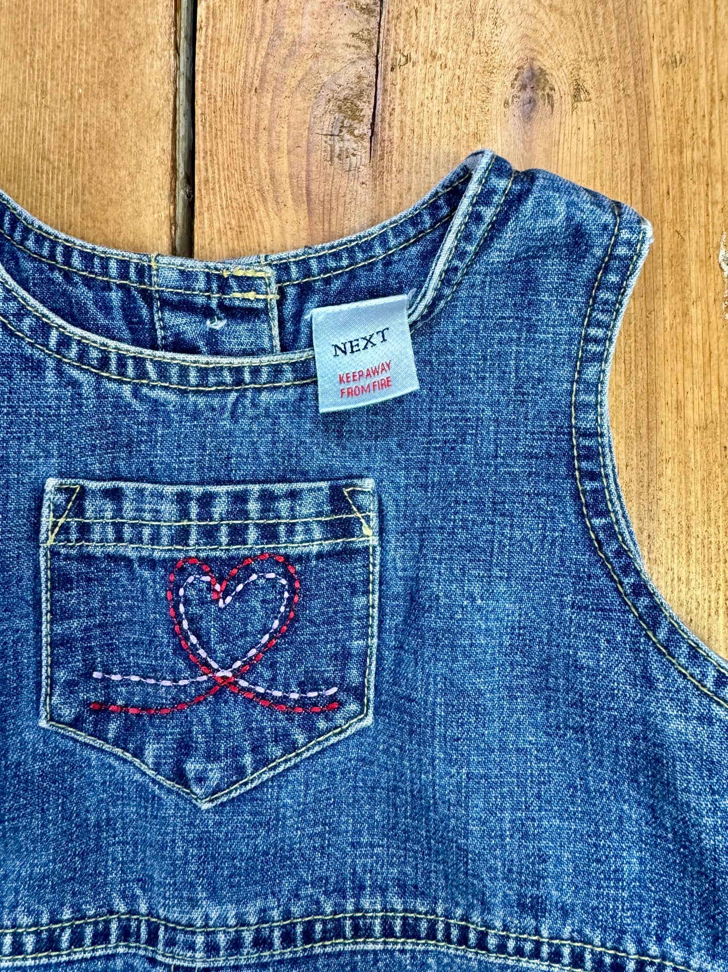 Vintage Next Denim Dress | 12-18 Months