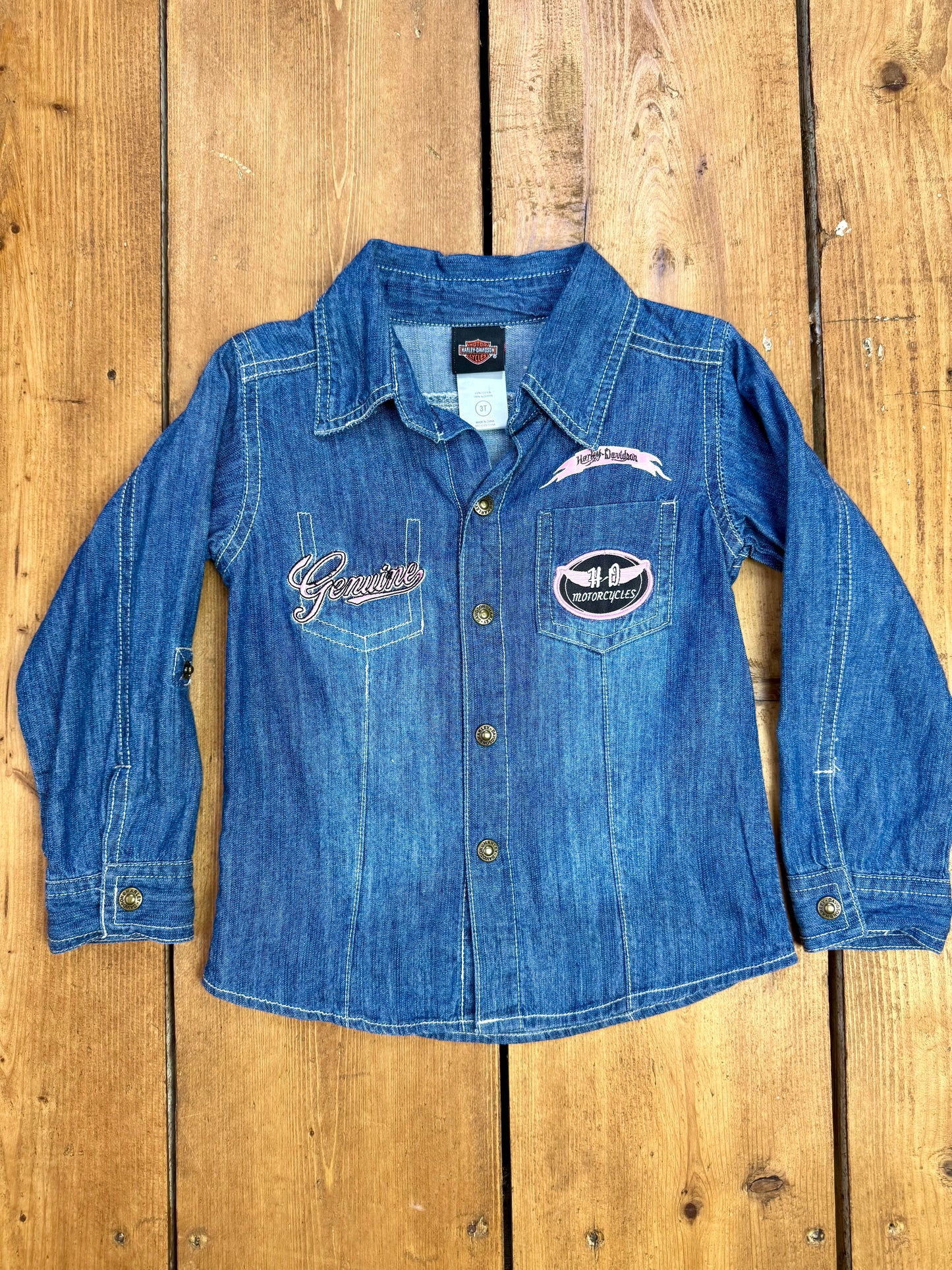 Vintage Harley-Davidson Denim Shirt | 3 Years