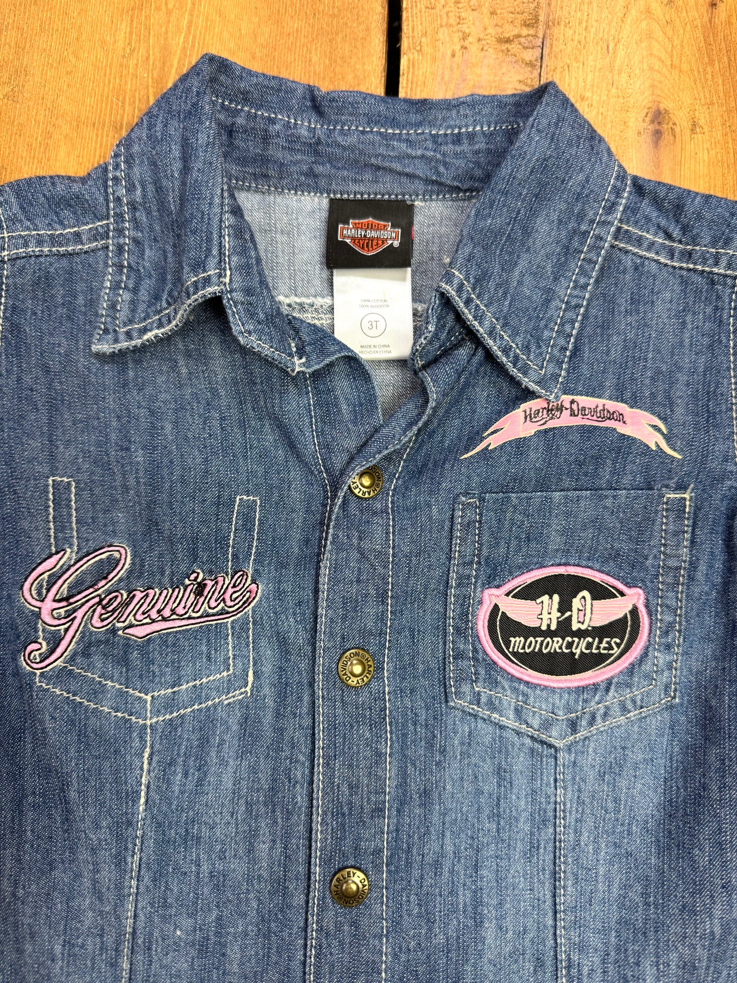 Vintage Harley-Davidson Denim Shirt | 3 Years