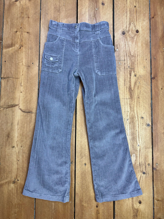 Vintage Grey Corduroy Flared Trousers | Adams Kids | 9 Years