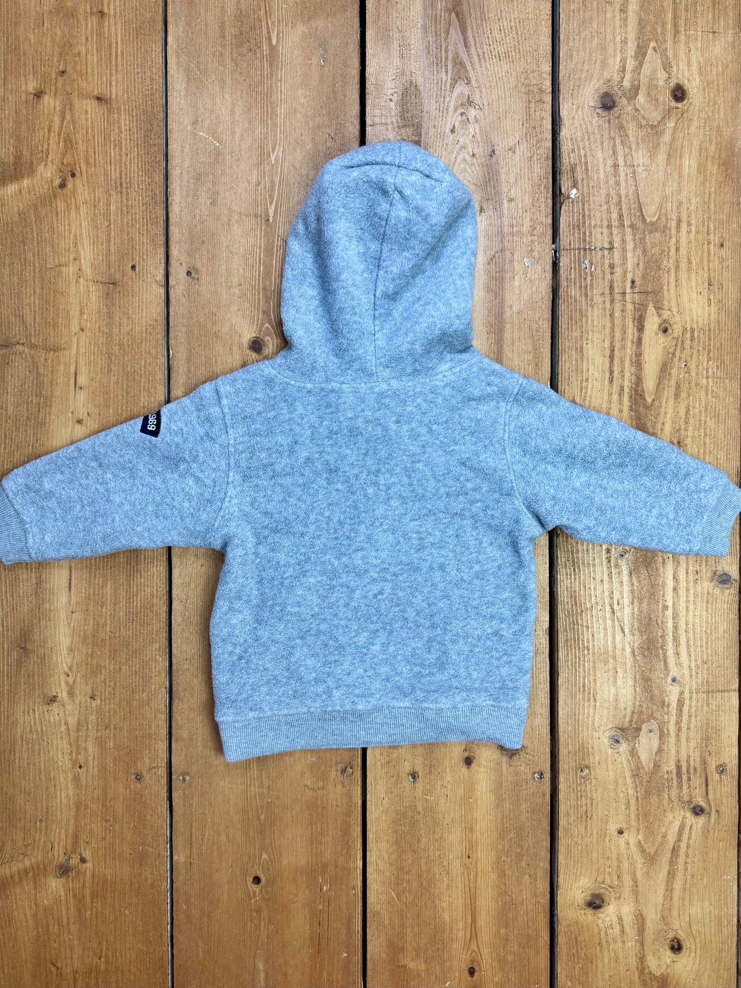 Vintage 90s Baby GAP Grey Hoodie | 6–12 Months
