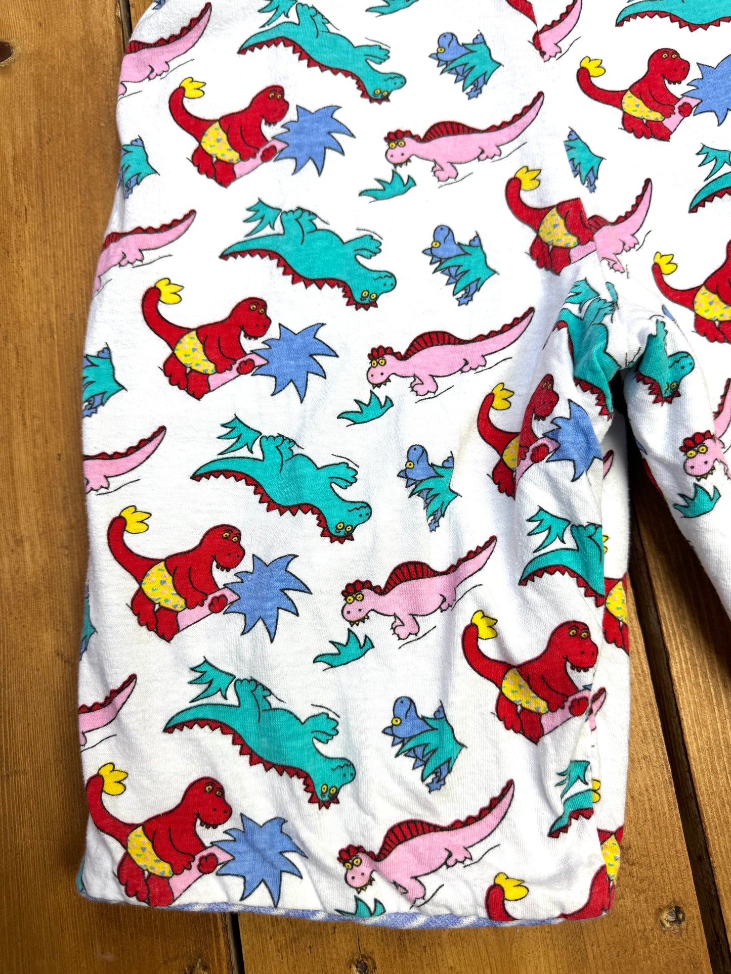 Handmade Reversible Dinosaur Print Babygrow | 6-9 Months