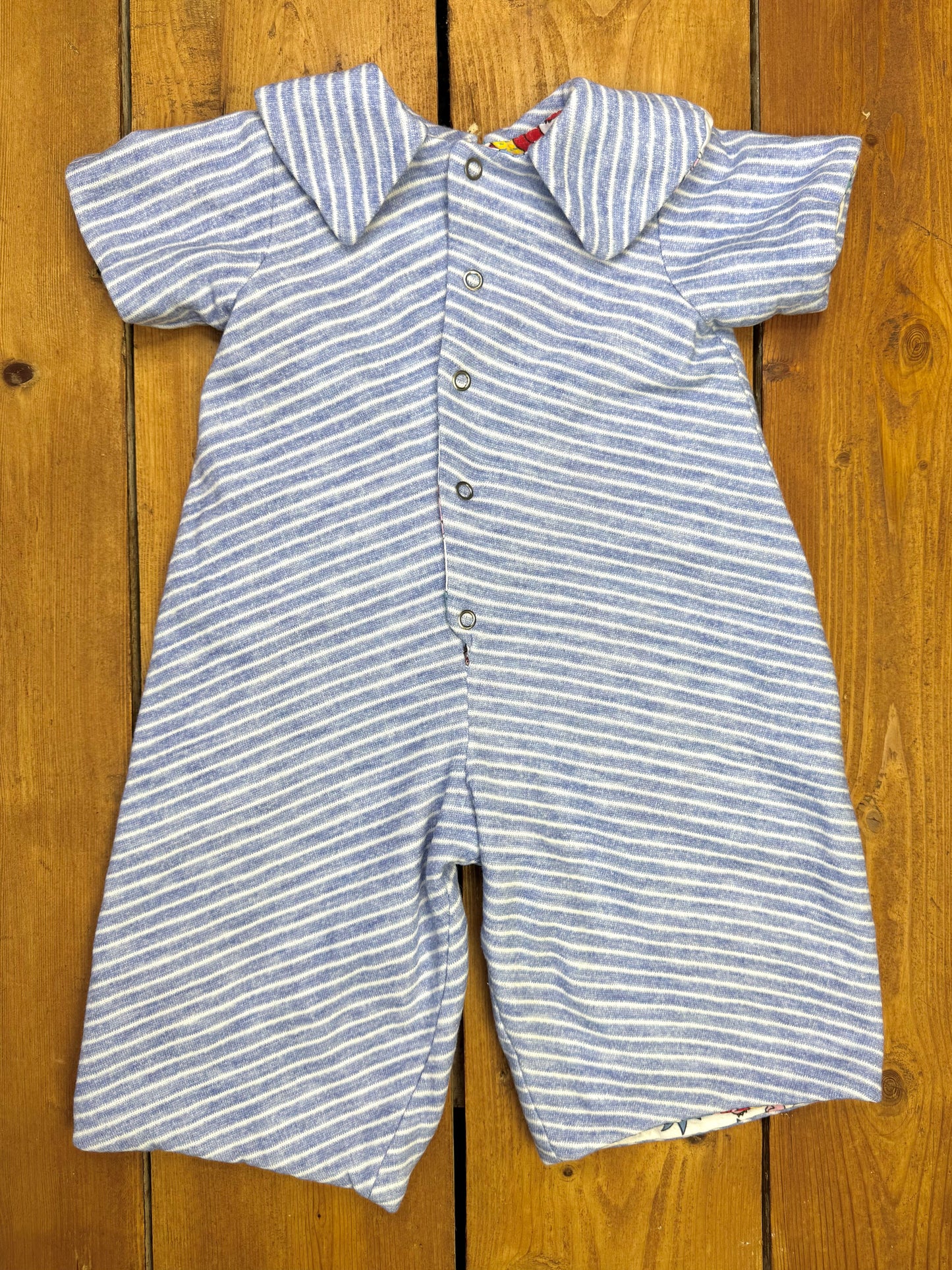 Handmade Reversible Dinosaur Print Babygrow | 6-9 Months
