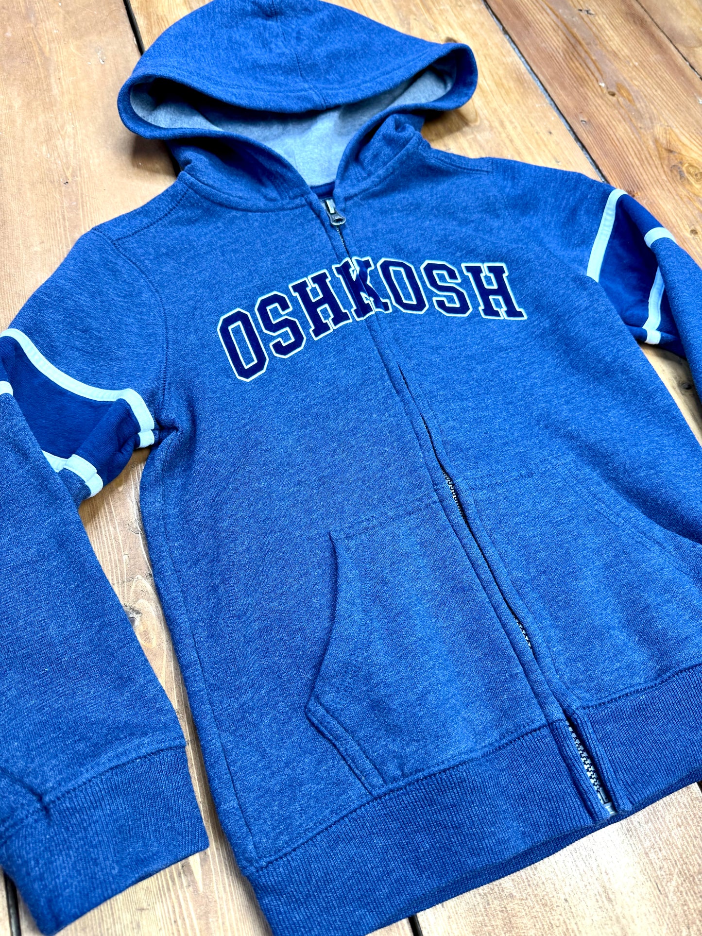 Vintage OshKosh Blue Hoodie | 7 Years