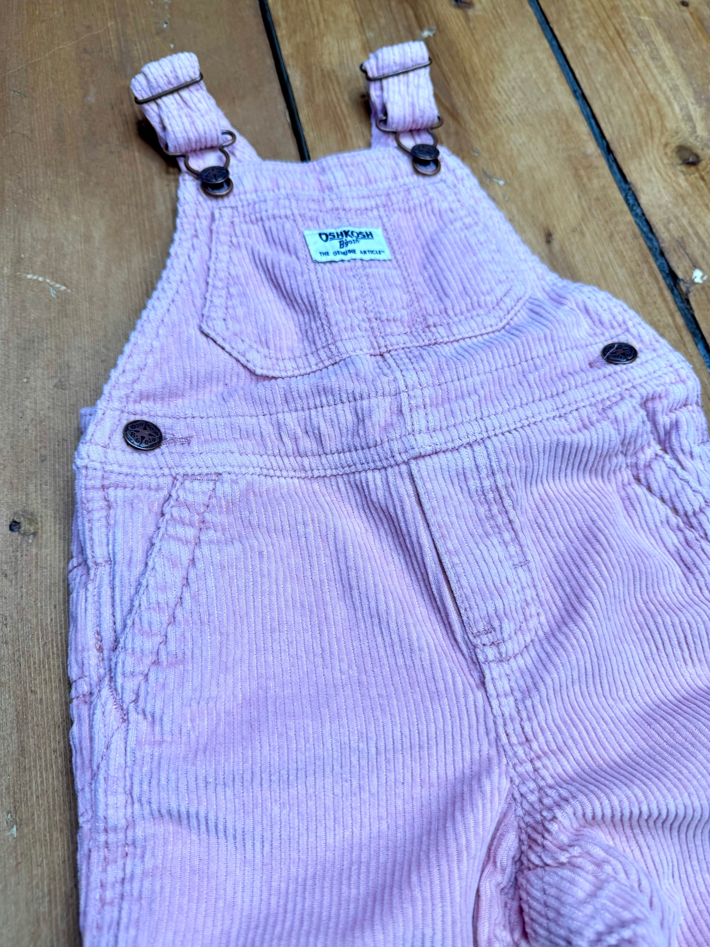 Oshkosh pink corduroy dungarees