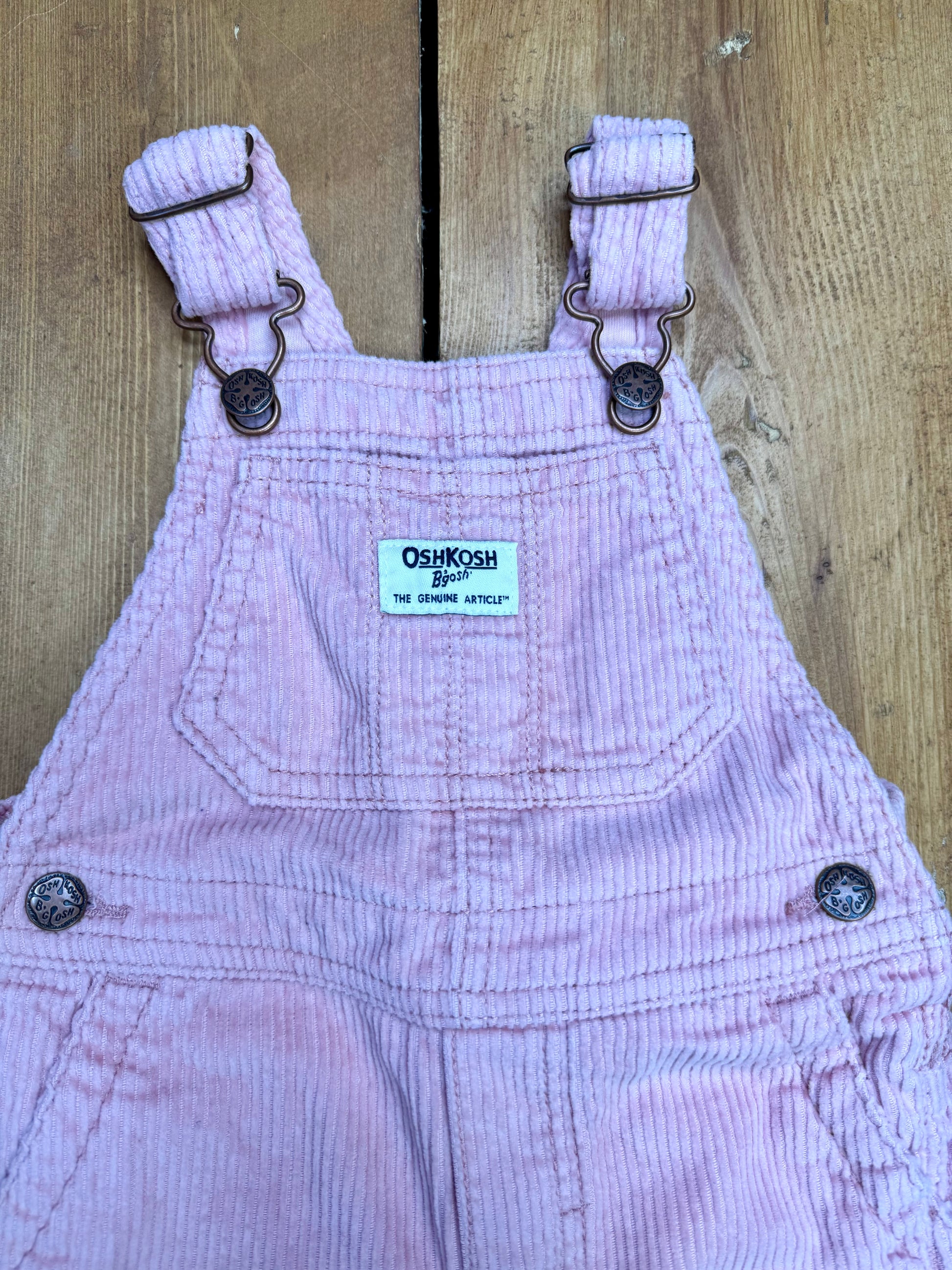 Oshkosh pink corduroy dungarees