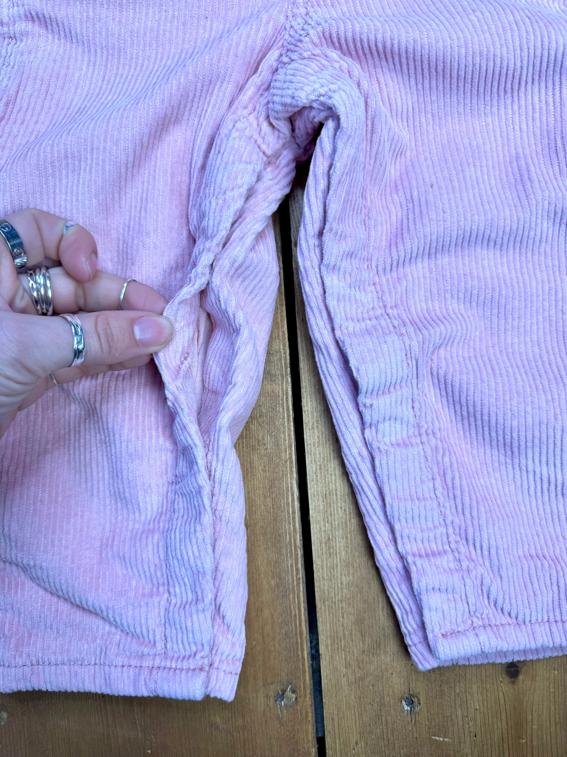 Oshkosh pink corduroy dungarees