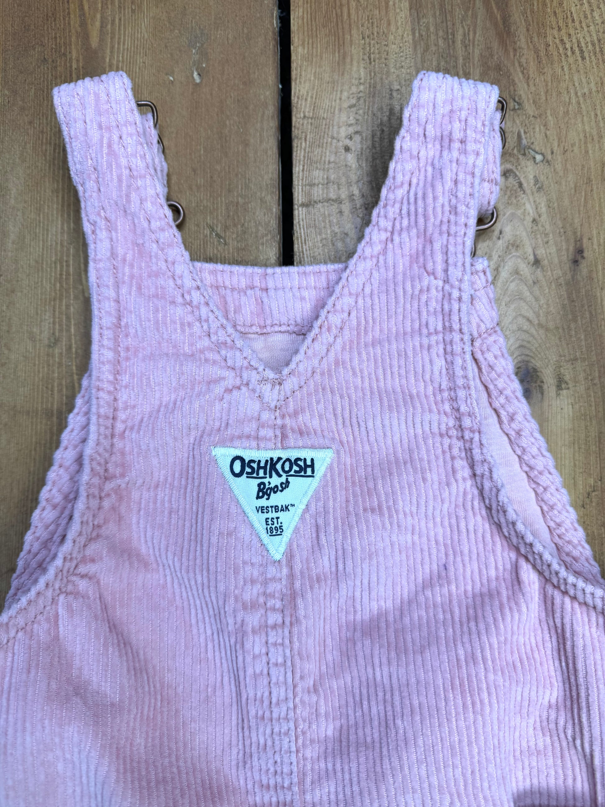 Oshkosh pink corduroy dungarees