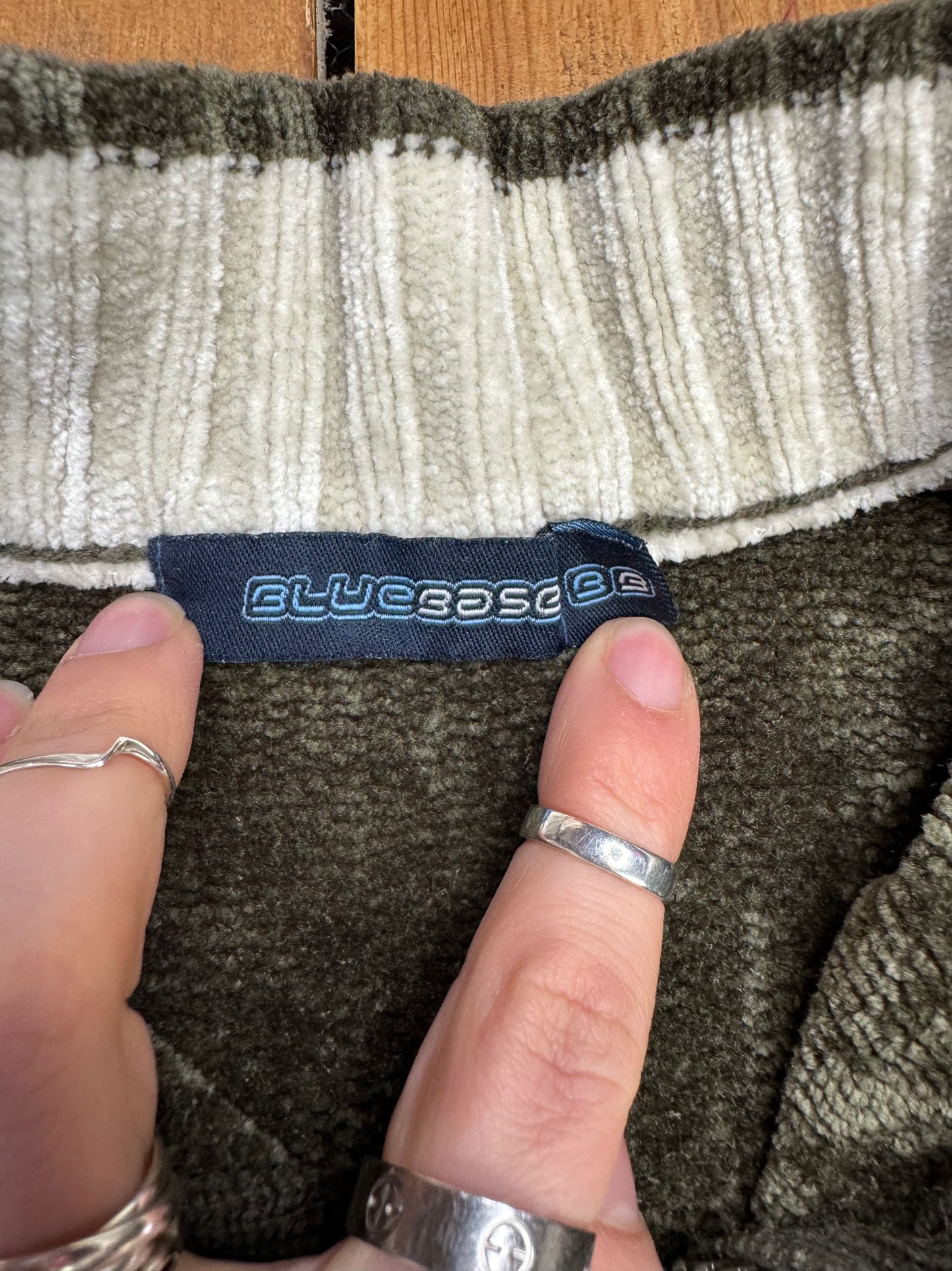 Vintage Green Velour 1/4 Zip Jumper | 6-7 Years