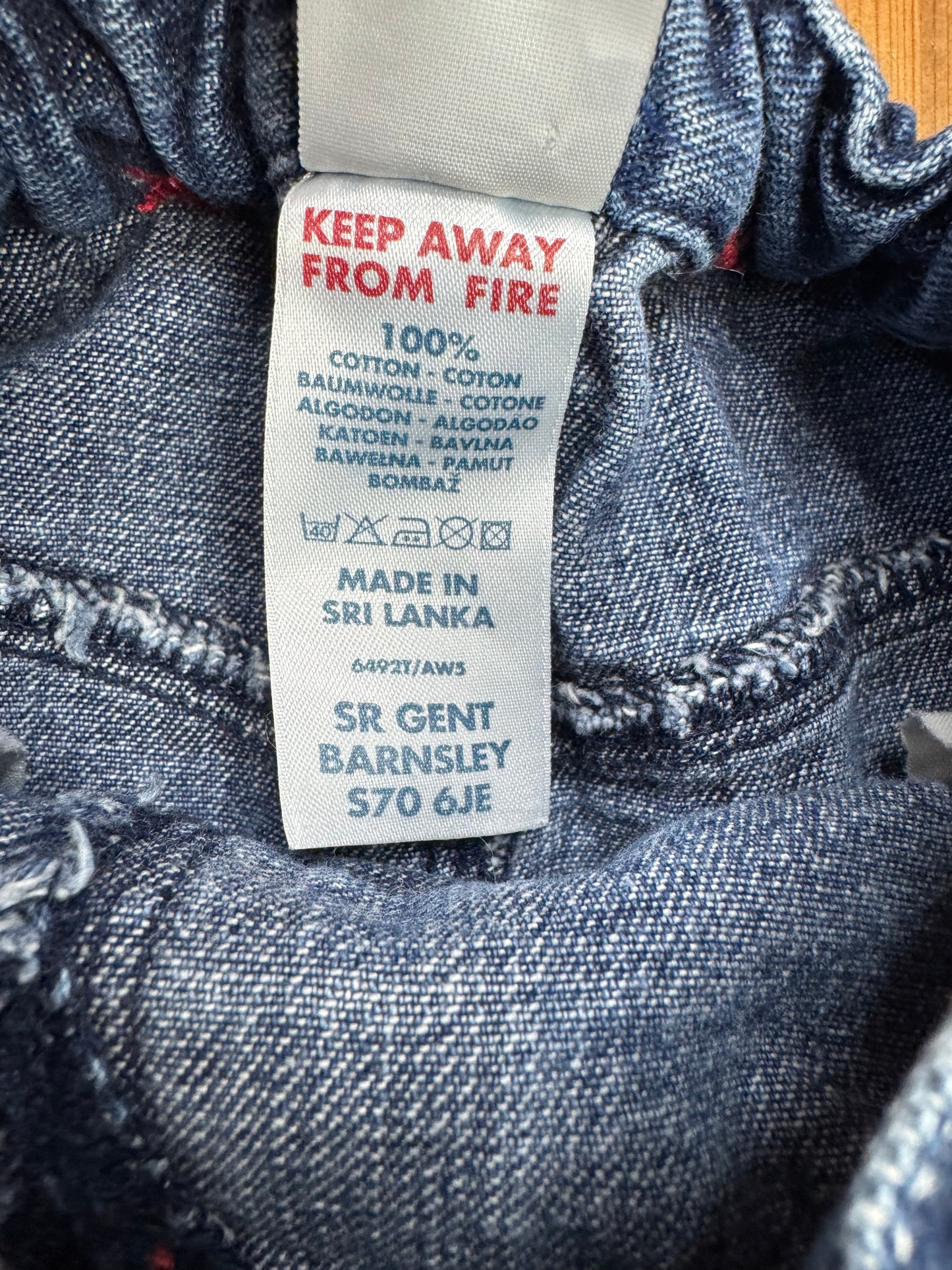 Vintage Y2K OshKosh Denim Pleated Skirt | 3 Years