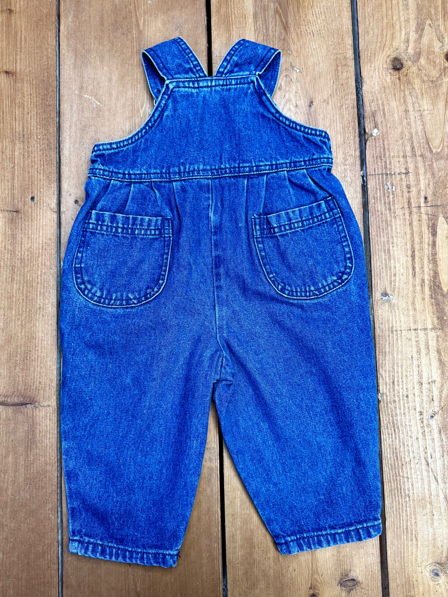 Vintage 90s kids denim dungarees handpicked for Bee Tiny kids Vintage