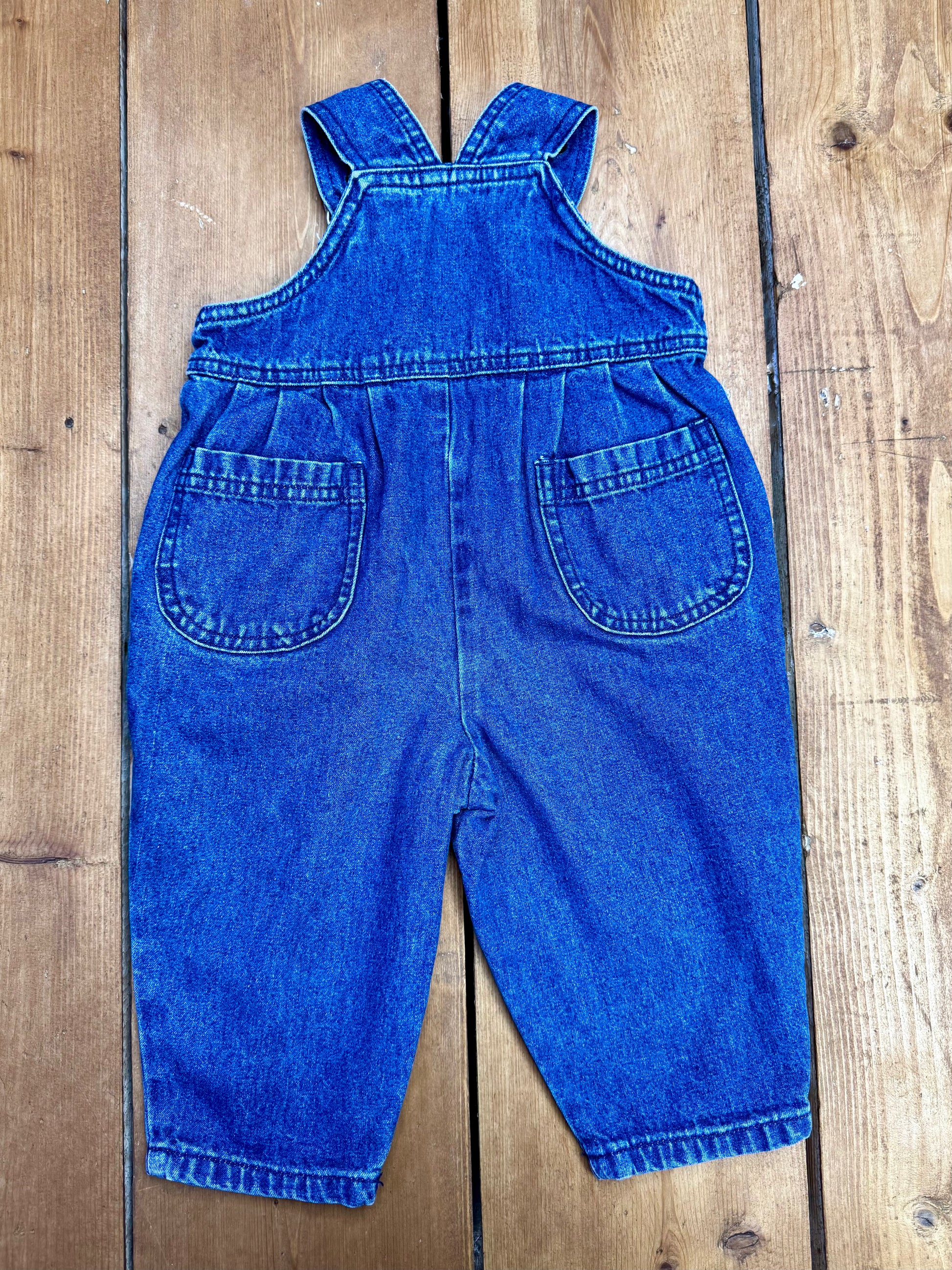 Vintage 90s kids denim dungarees handpicked for Bee Tiny kids Vintage