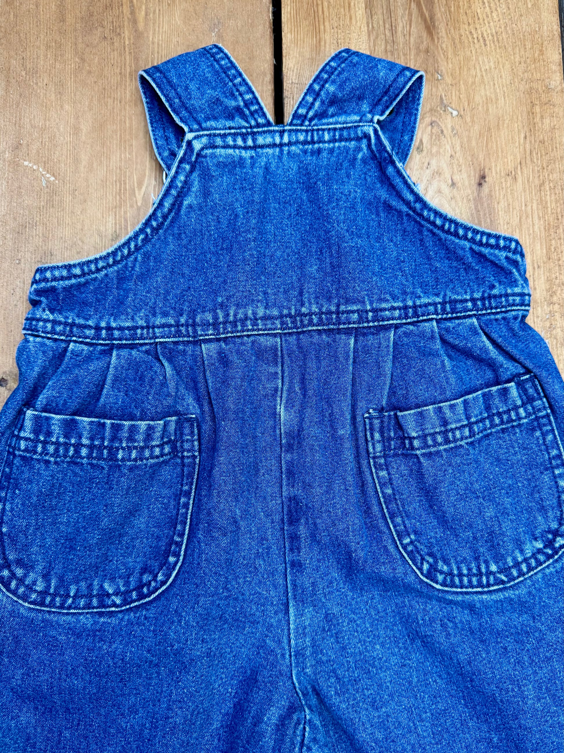 Vintage 90s kids denim dungarees handpicked for Bee Tiny kids Vintage