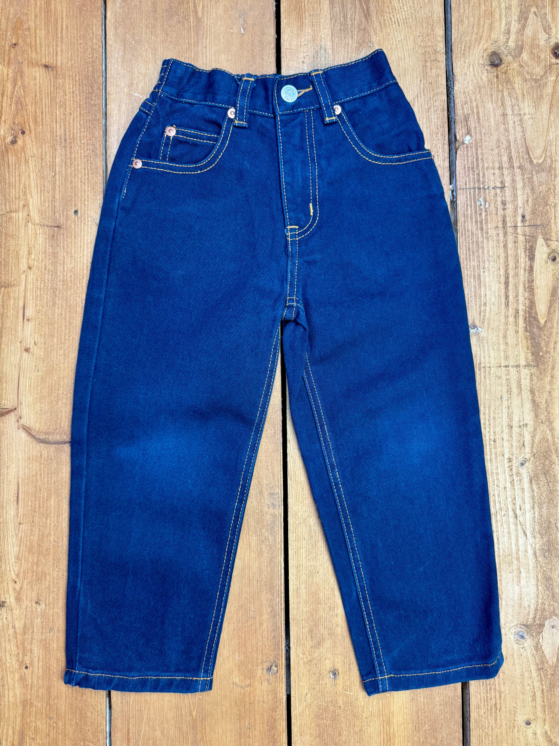 Vintage 90s kids vintage denim jeans. age 4 years. Handpicked for Bee Tiny kids vintage.