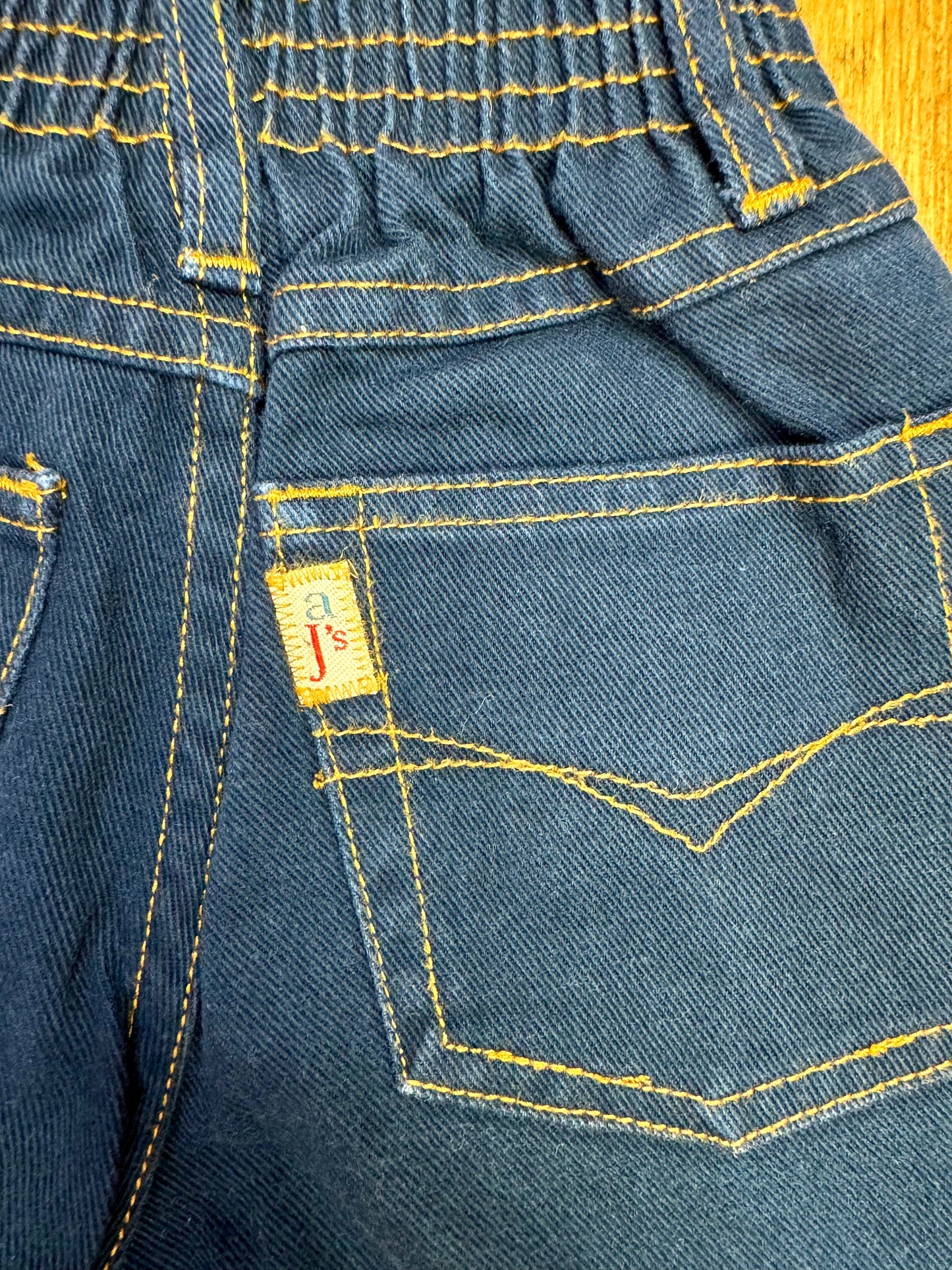 Vintage 90s kids vintage denim jeans. age 4 years. Handpicked for Bee Tiny kids vintage.
