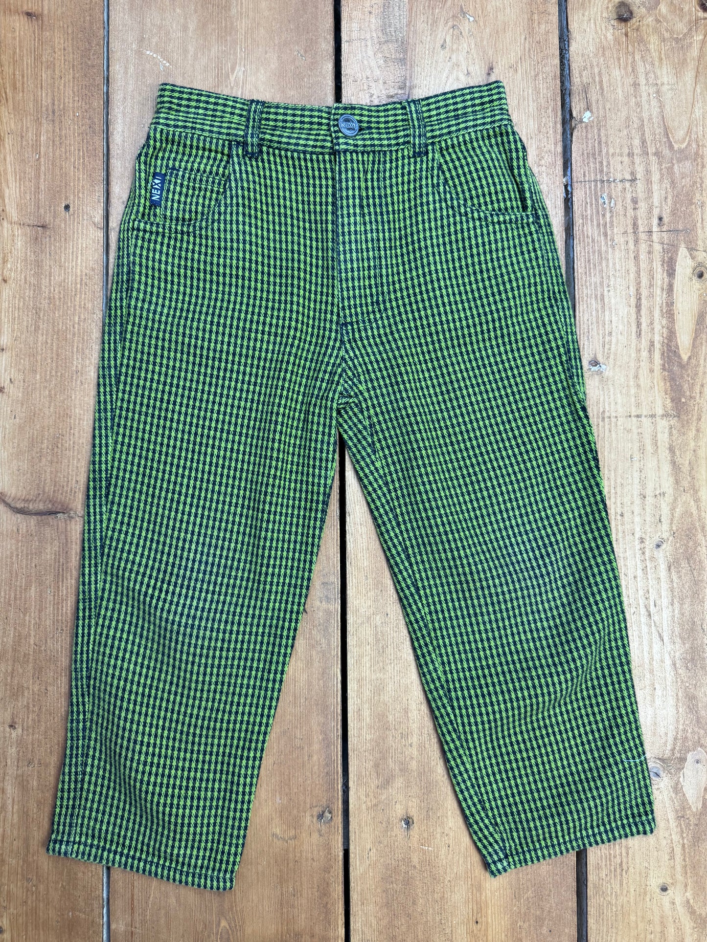 Vintage  Y2K kids checked trousers from Next. Handpicked for Bee Tiny kids vintage.