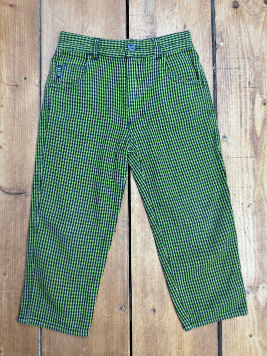 Vintage  Y2K kids checked trousers from Next. Handpicked for Bee Tiny kids vintage.