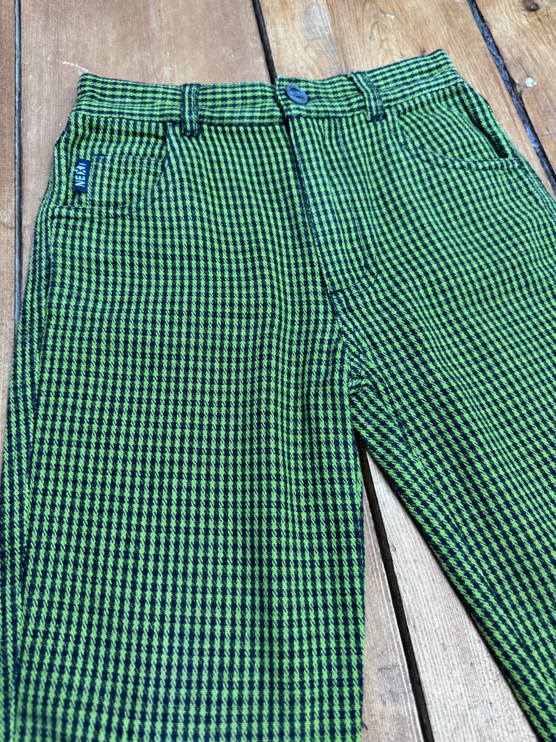 Vintage  Y2K kids checked trousers from Next. Handpicked for Bee Tiny kids vintage.