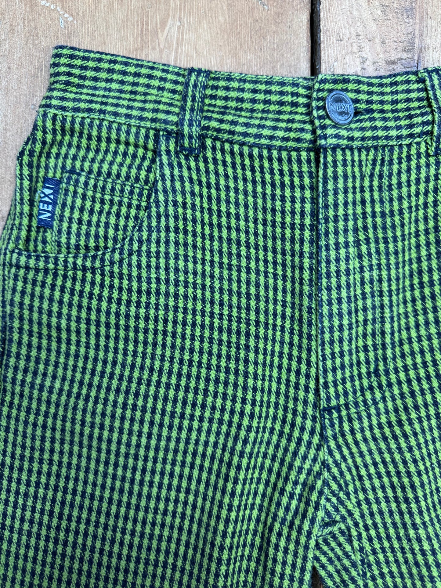 Vintage  Y2K kids checked trousers from Next. Handpicked for Bee Tiny kids vintage.