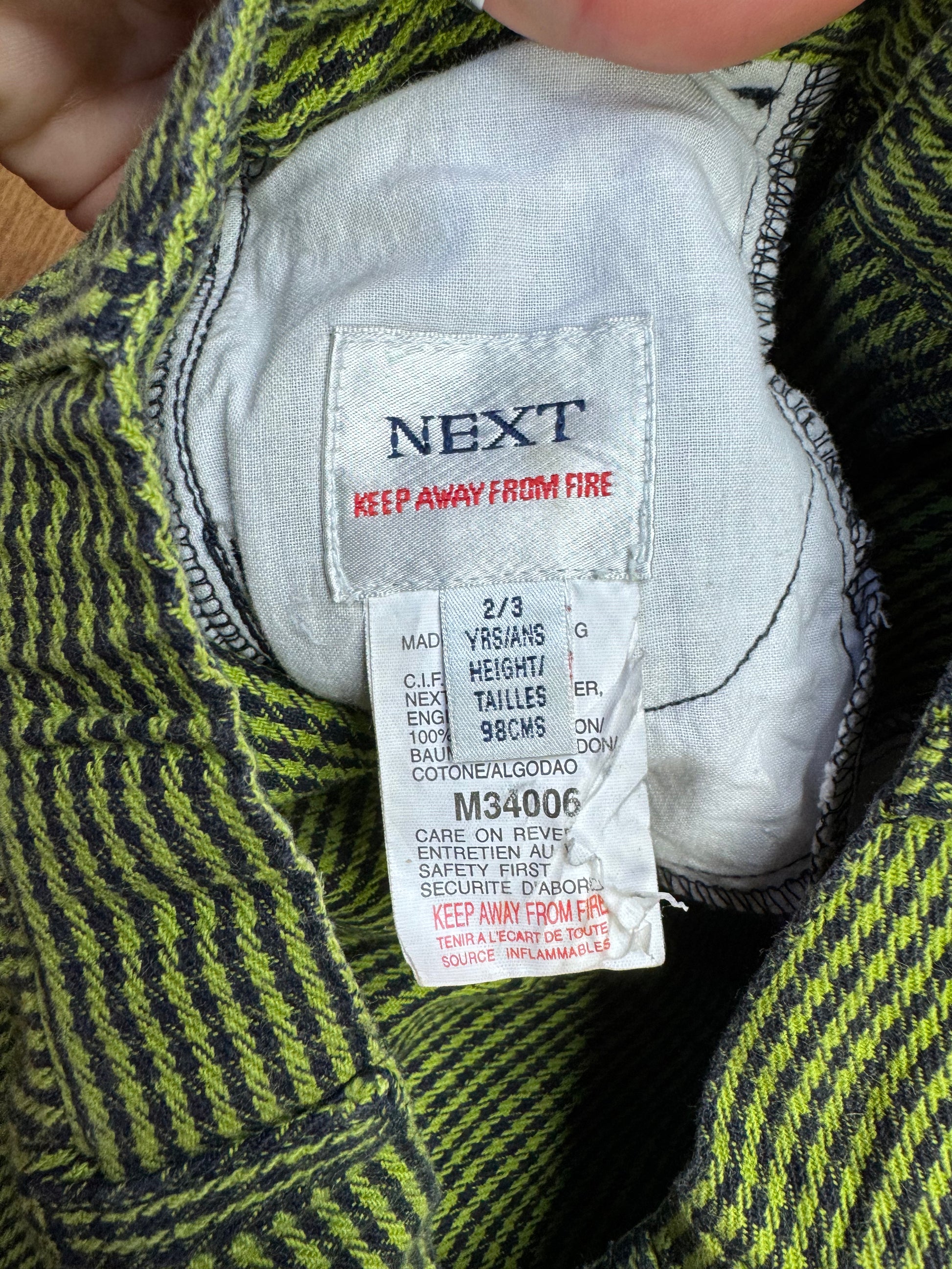 Y2K vintage Next label