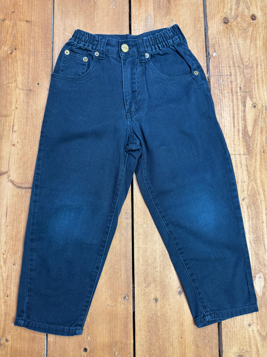 Vintage Y2K kids dark denim jeans. Age 4-5 years. Handpicked for Bee Tiny.