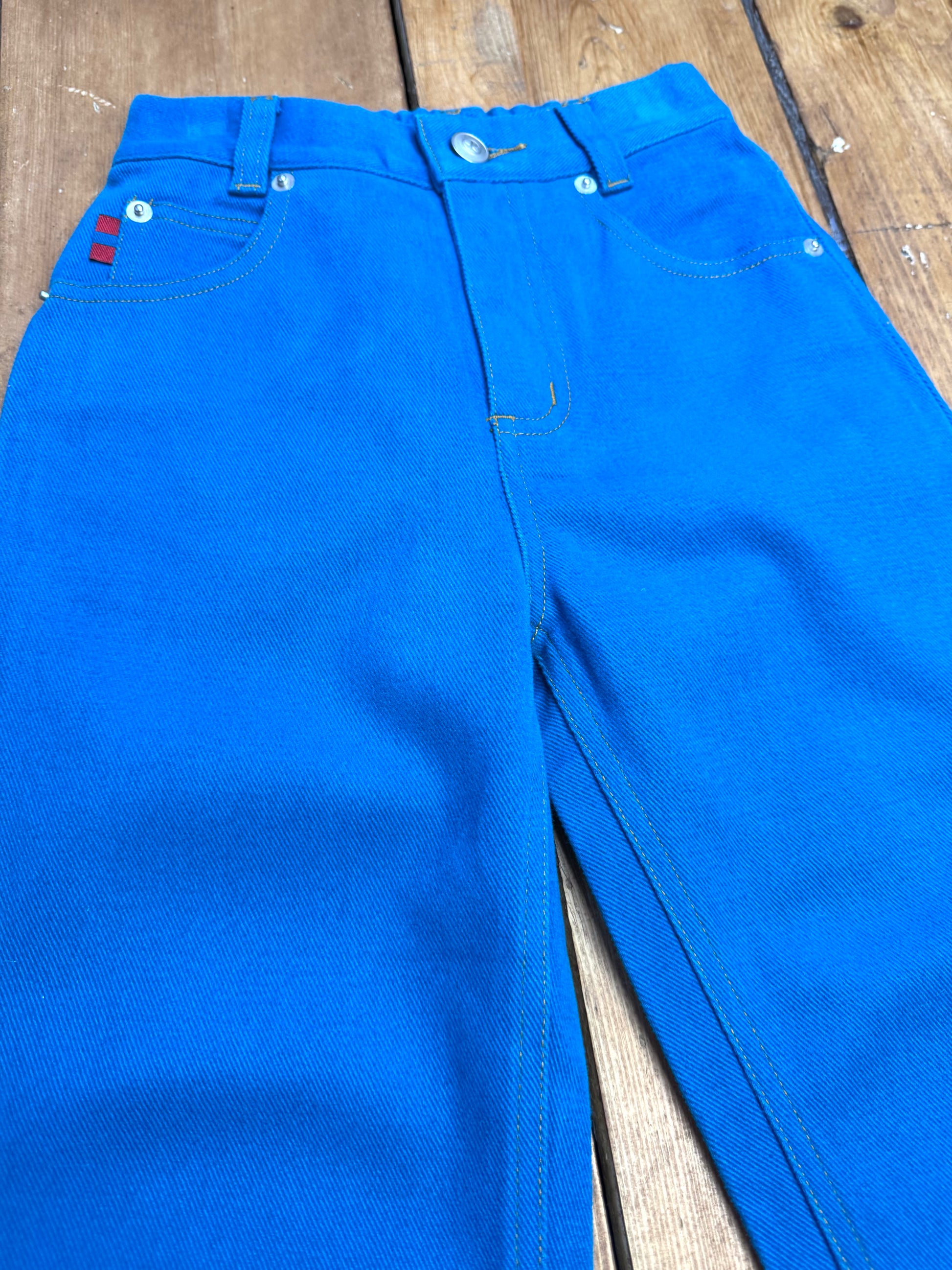 Y2K kids blue denim jeans 3-4 years. Handpicked for Bee Tiny kids vintage.