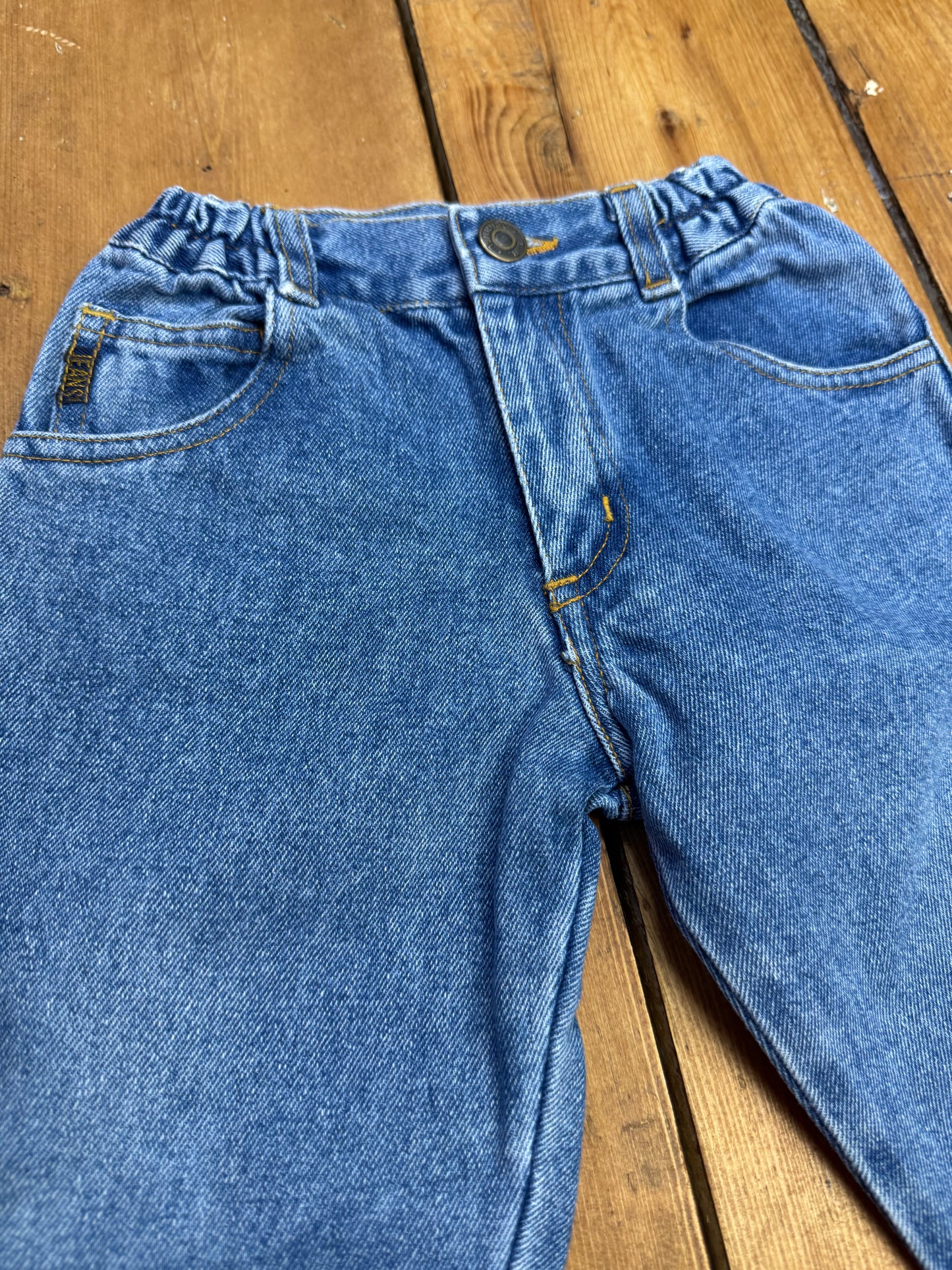 Vintage 90s baby denim jeans. Handpicked for Bee Tiny kids vintage. 