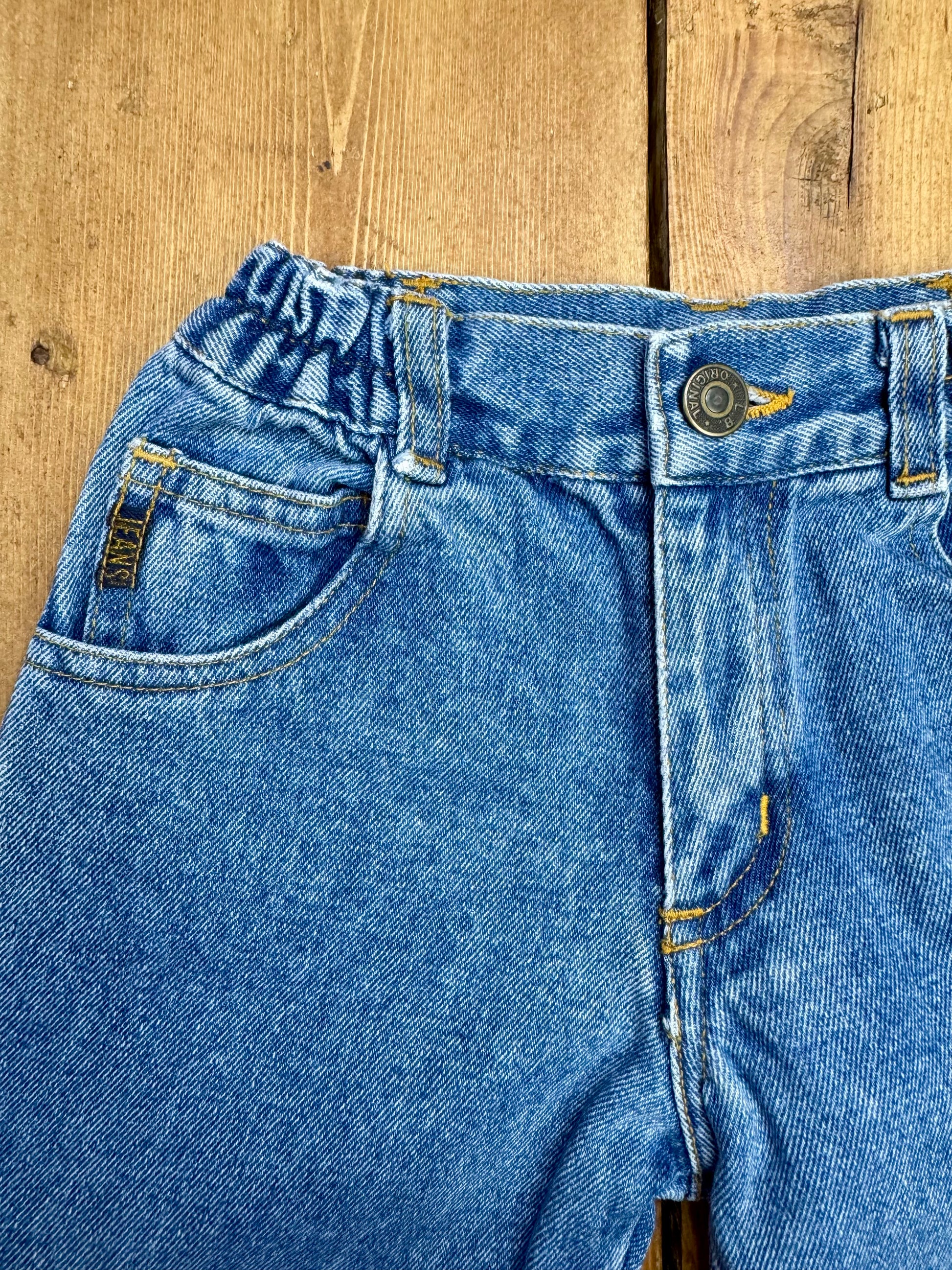 Vintage 90s baby denim jeans. Handpicked for Bee Tiny kids vintage. 