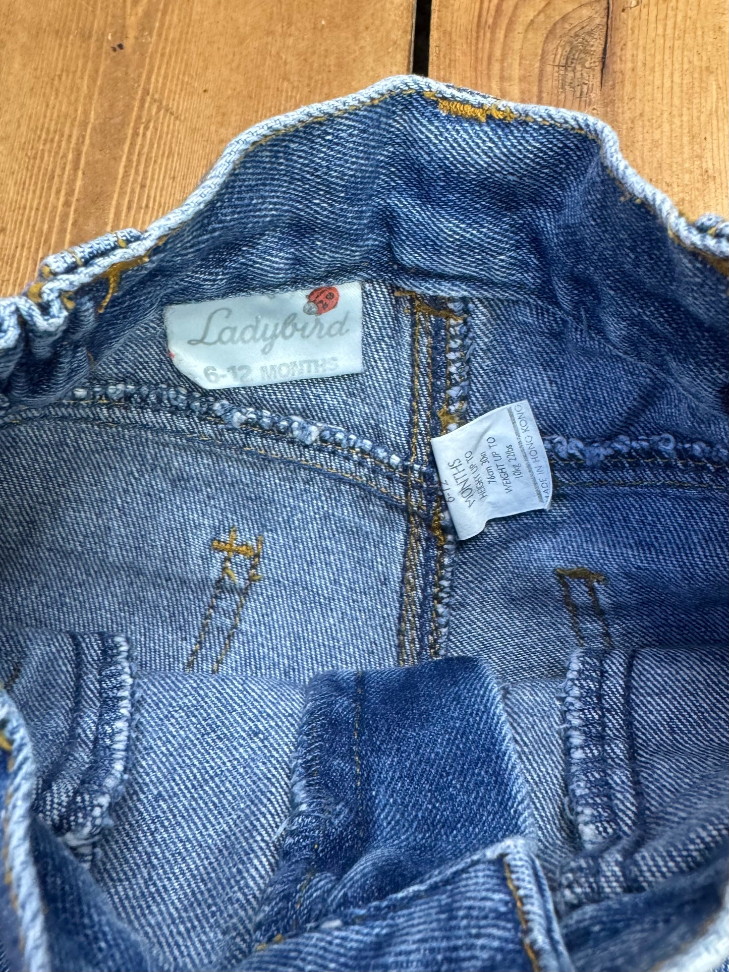 Vintage Y2K Ladybird Baby Denim Jeans | 9-12 Months