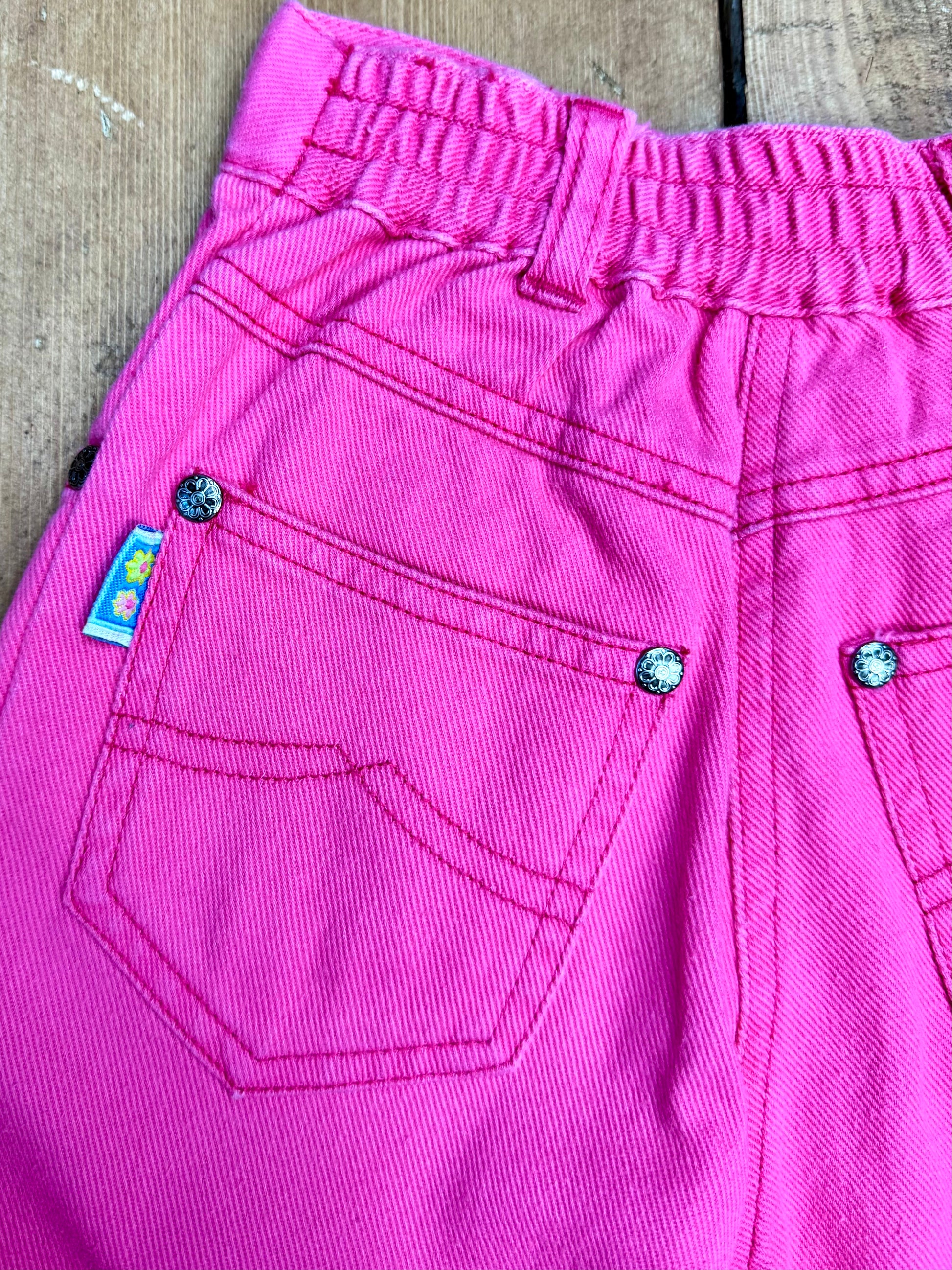 Vintage pink ladybird jeans.