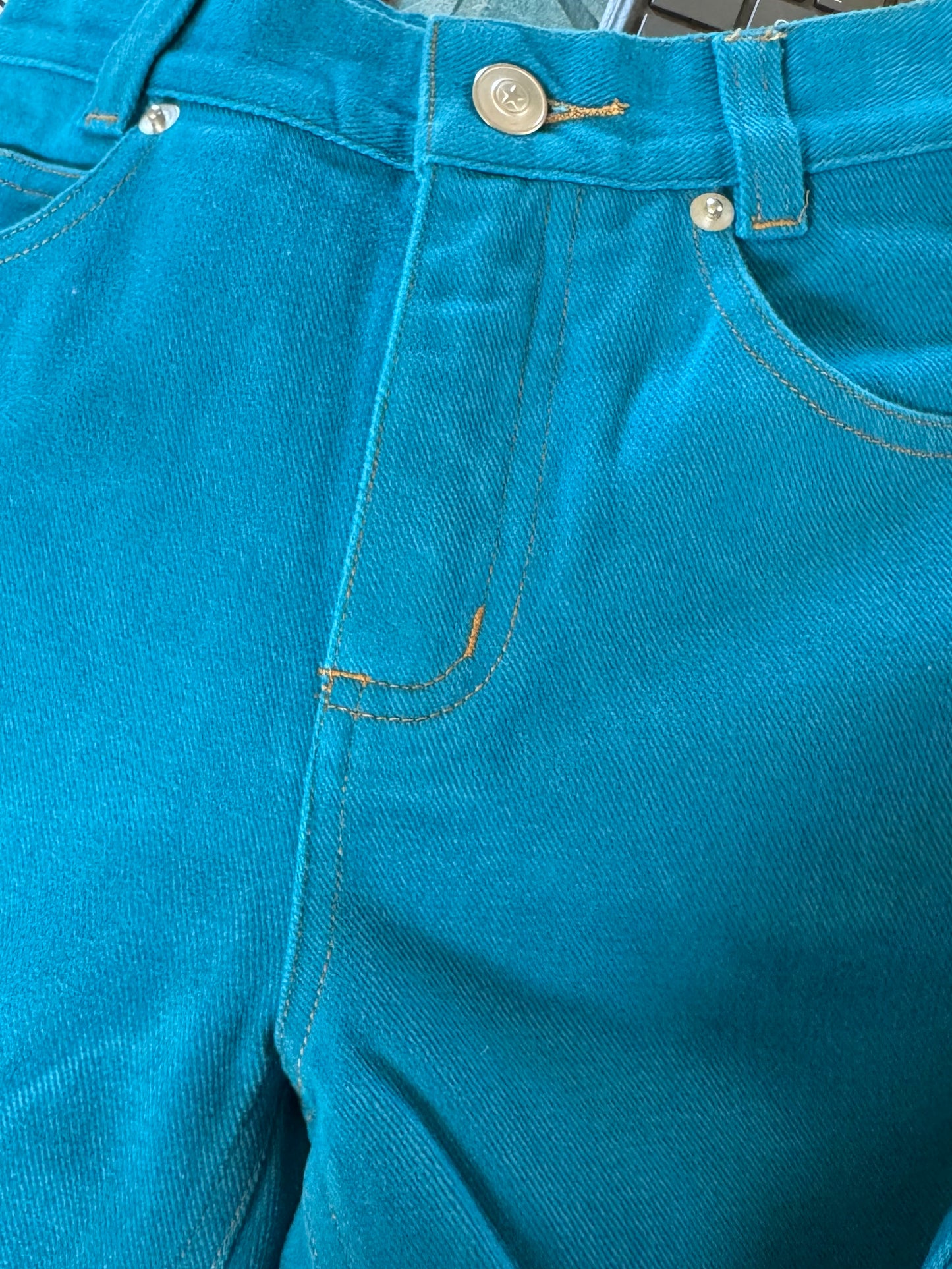 Y2K Items Kids Teal Blue Denim Jeans | 3-4 Years
